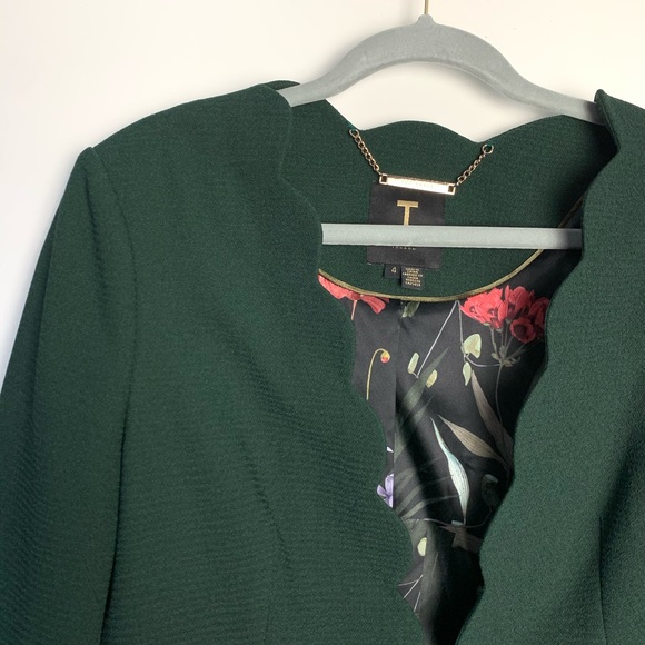 NEW Ted Baker London Furna Scalloped Jacket - Picture 6 of 9